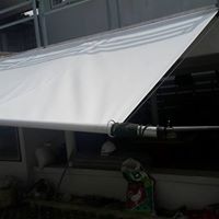 ผ้าใบชักรอก กว้าง2เมตร สูง1เมตร ทุกแบบ ทุกสี (ไม่รวมเสาค้ำ) ผ้าใบกันสาด ผ้าใบกันฝน ผ้าใบม้วนกันฝน ผ้าใบม้วนกันแดด ผ้าใบหน้าร้าน มีทุกสี 2m x 1m