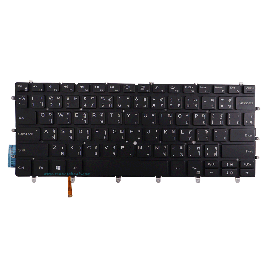แป้นพิมพ์ โน๊ตบุ๊ค Dell XPS 13 9370 แท้ประกันศูนย์ Dell