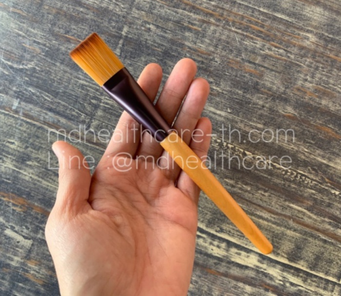 แปรงมาร์คหน้า - ขนาดกลาง M 17.5cm.***ขนแปรงพิเศษ อ่อนนุ่ม เกรดพรีเมี่ยมA