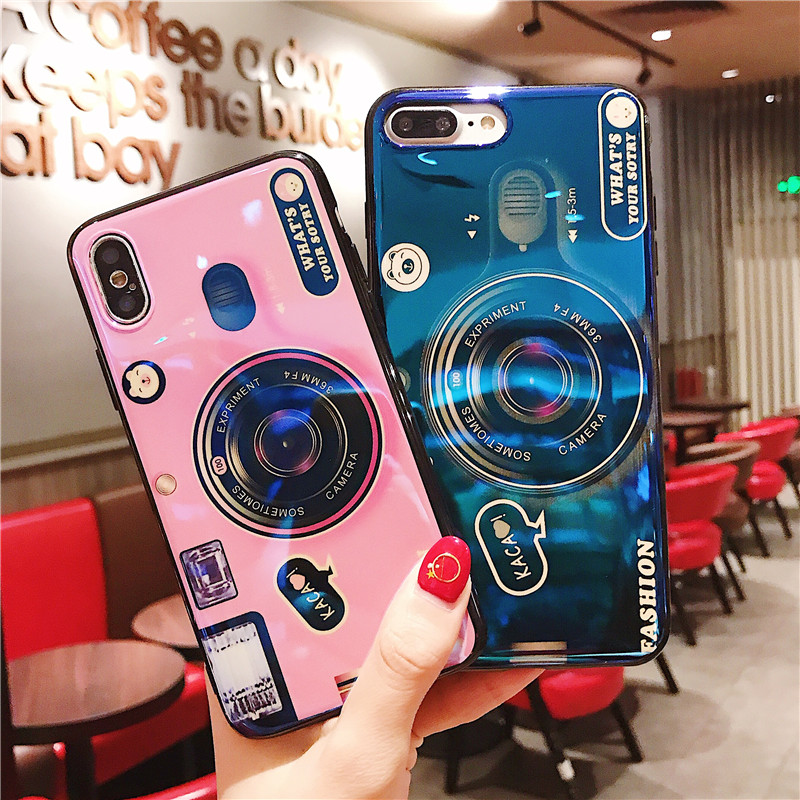 Case Huawei Y9 2018 / Pre-order * เคส blueray กล้องโทรศัพท์ + ขาตั้ง *
