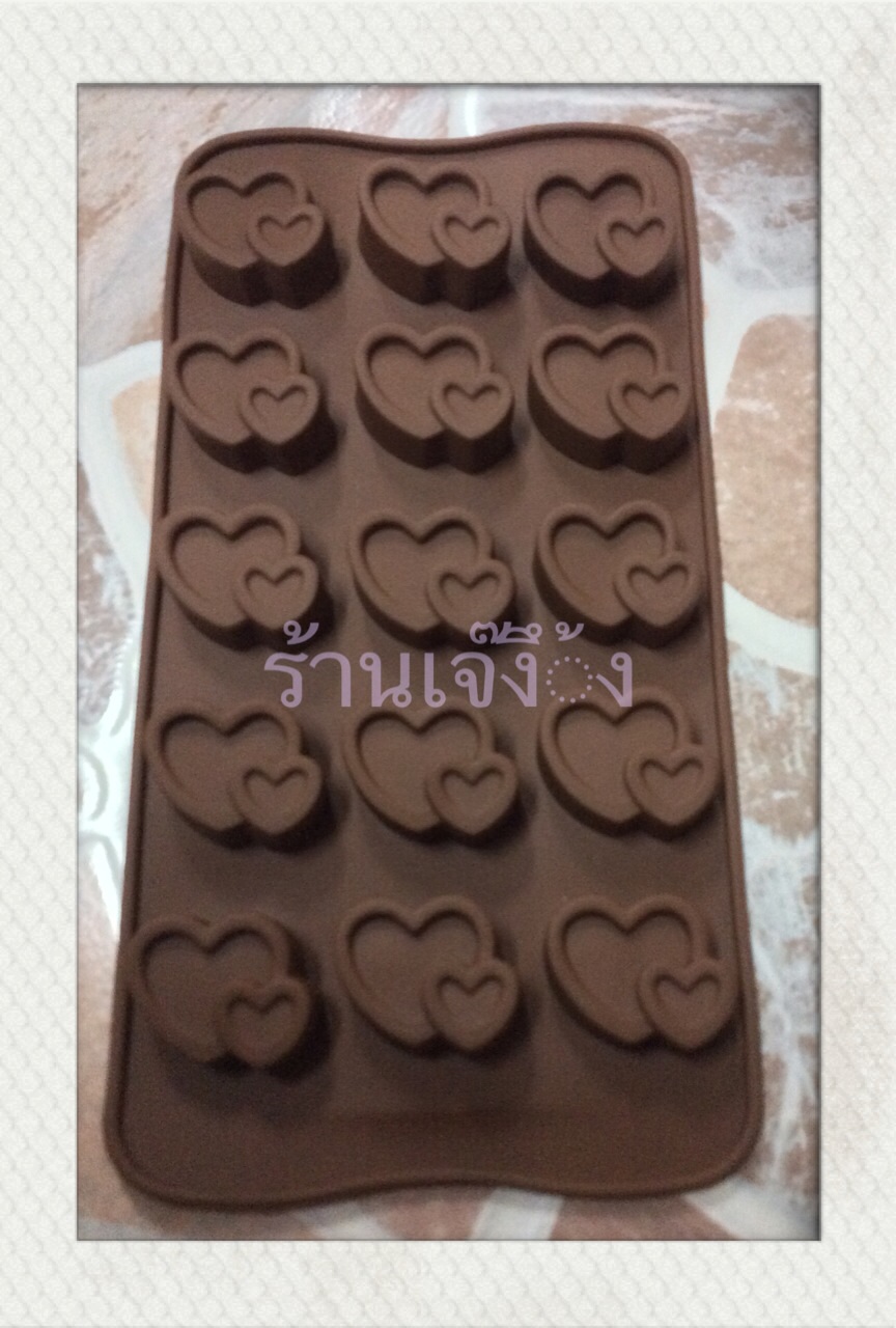 SL272 พิมพ์ซิลิโคน นึ่งได้ อบได้ หัวใจรัก หวานแหวว