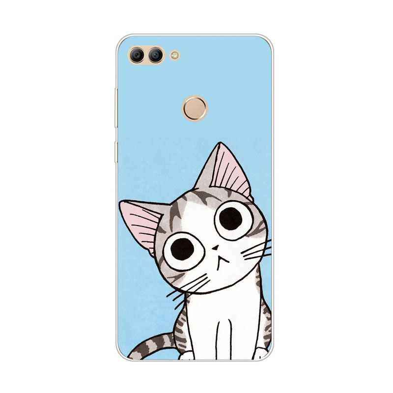 Case Huawei Y9 / Pre-order * ซิลิกอนน่ารักแมว การ์ตูนจิตรกรรมTPU Soft *