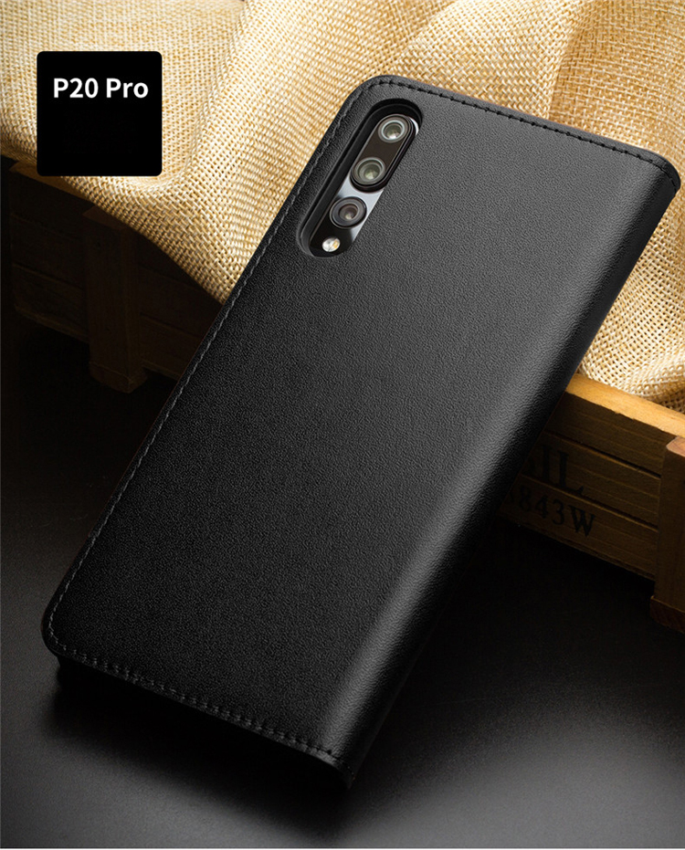 Case Huawei P20 Pro / Pre-order * QIALINO พรีเมี่ยมหนังวัวแท้เนื้อละเอียด ช่องเสียบการ์ด 3 ช่องและกระเป๋าเงินสด 2 ช่อง *