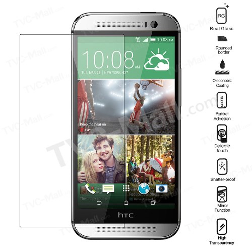 กระจกนิรภัยฟิล์ม HTC ONE M8 / Pre-order * 0.3mm หนา แต่แข็งแรง *