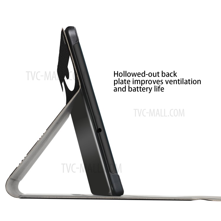 Case Samsung Galaxy Tab S6 Lite / Pre-Order * เคสการพิมพ์รูปแบบเปลือกหนังอัจฉริยะพร้อมช่องเสียบปากกา *