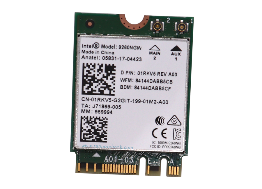 Wireless Card Dell Precision 5530 7530 แท้ ราคา พิเศษ การ์ดไวไฟ Dell 5530 7530 แท้ ตรงรุ่น ตรงสเปค ประกันศูนย์ Dell Thailand