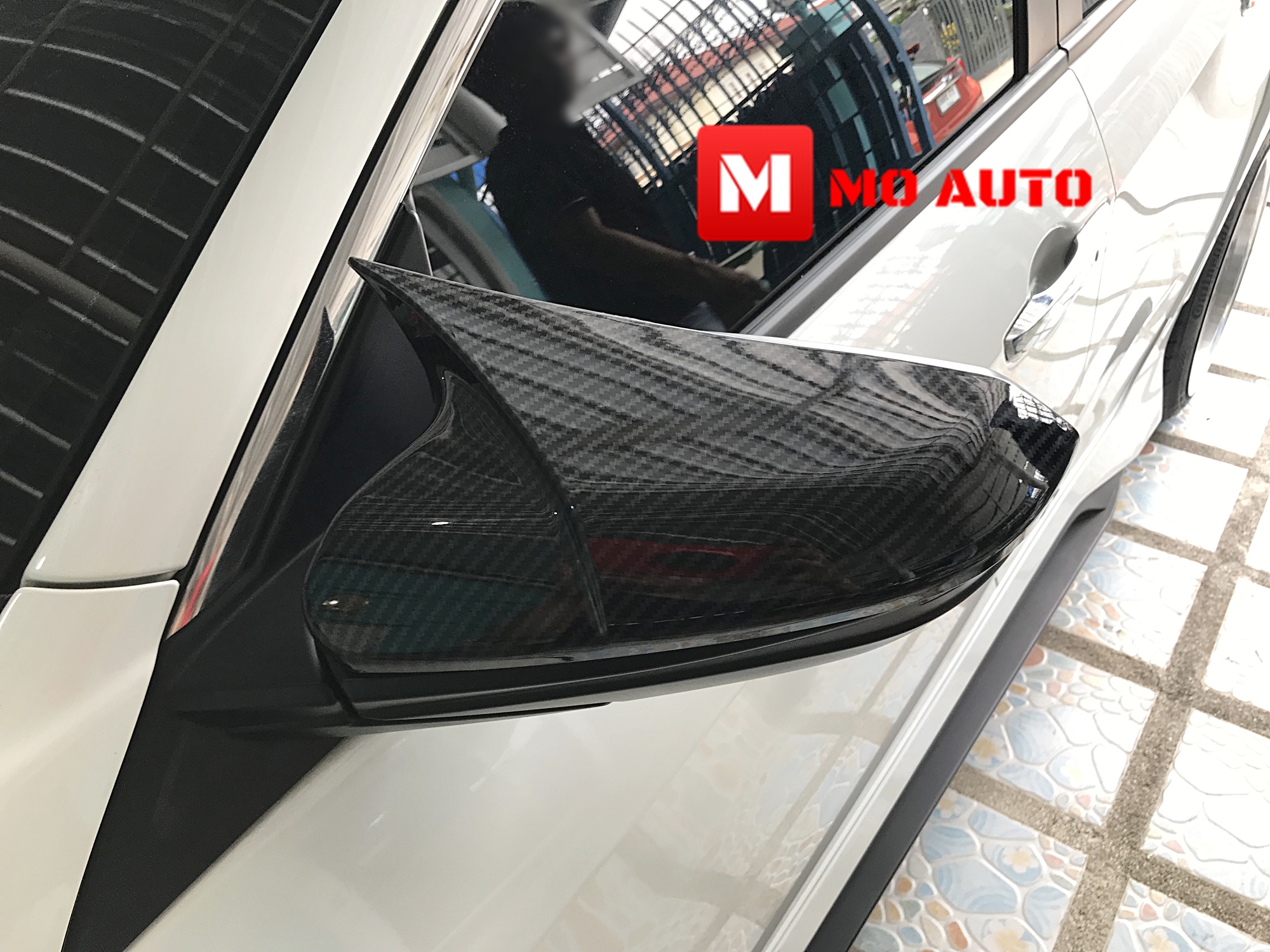 ครอบกระจกมองข้าง คาร์บอน ทรง M Performance CIVIC FC/FK