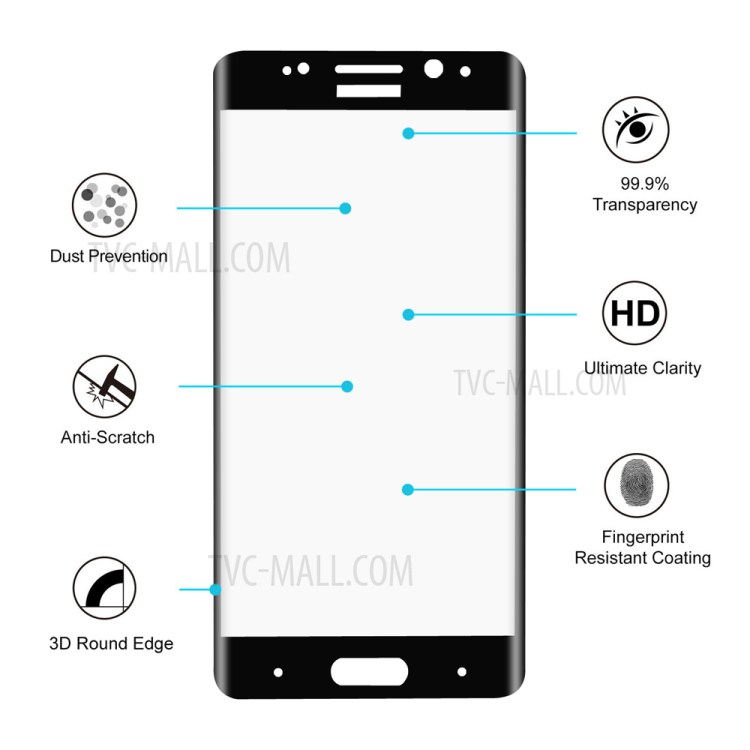 กระจกนิรภัย Huawei Mate 9 Pro / Pre-order * HAT PRINCE Full Screen ขนาด 0.26 มม. *