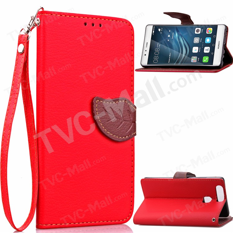 Case Huawei P9 Plus / Pre-order * หนัง PU รูปร่างใบไม้ปิดแม่เหล็ก *