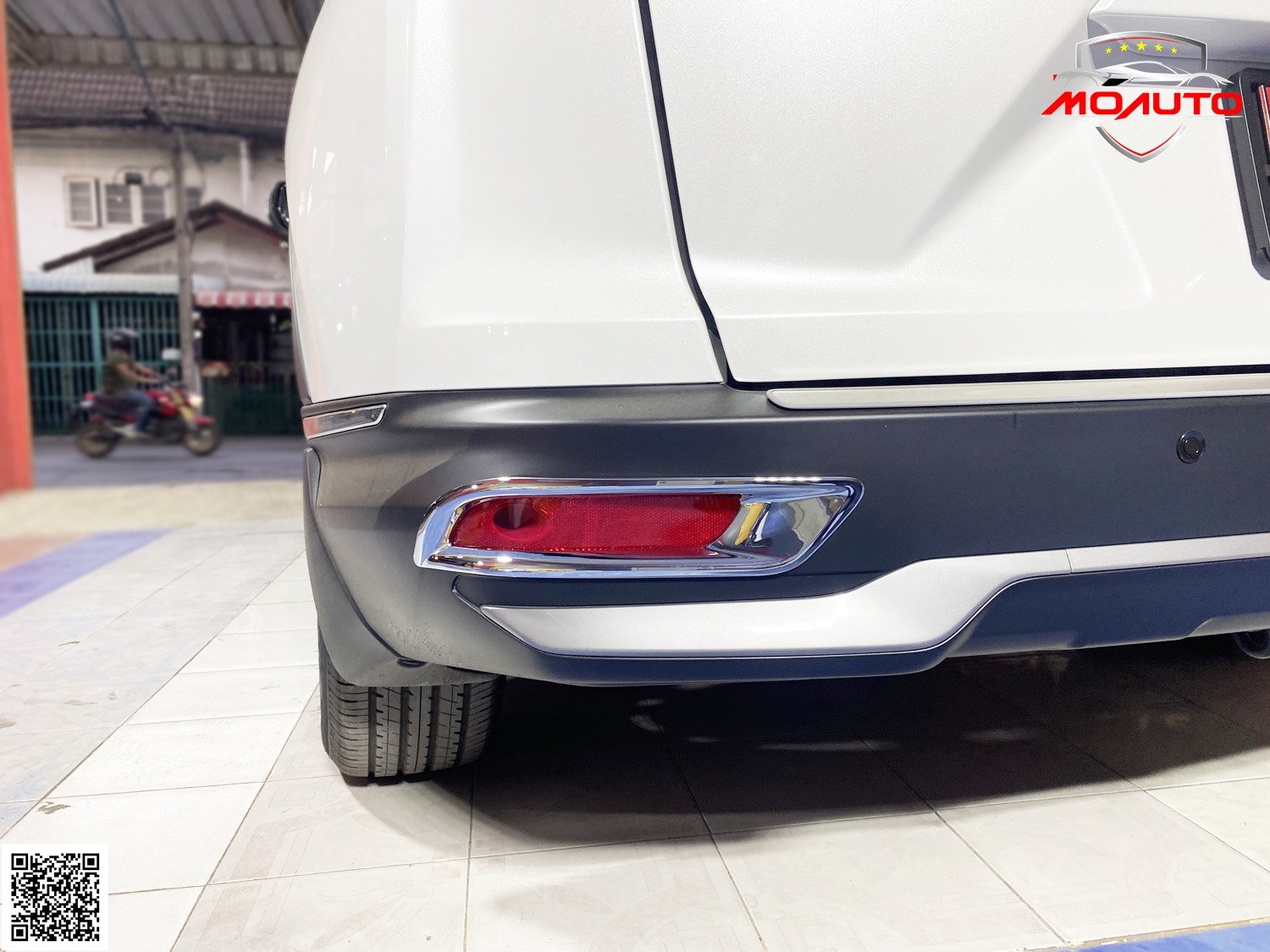 ครอบไฟทับทิมกันชนท้าย CR-V G5 MC