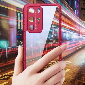 Case Huawei P40 Pro / Pre-order * เคสทอเนื้อ TPU กรอบ PC Back Combo ทำจากพลาสติกแข็ง + วัสดุ TPU อ่อน *