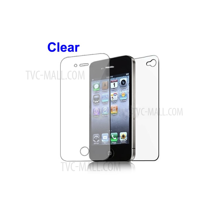 ฟิล์ม ด้านหน้าและด้านหลัง iPhone 4 /4s / Pre-Order * ทำจากแก้วจริงที่ผ่านกระบวนการทางเคมี การเคลือบ Oleophobic เพื่อป้องกันรอยนิ้วมือ ความหนา 0.3 มม. แต่มีความแข็งที่แข็งแกร่ง *