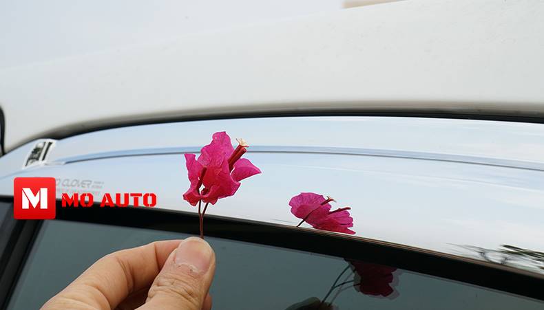 คิ้วกันสาดประตูคู่หน้า โครเมียม ALPHARD / VELLFIRE MC