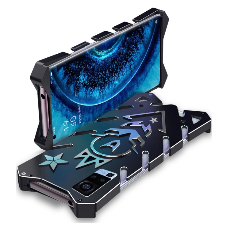 Case Vivo X50 Pro / Pre-Order * เคสโลหะอลูมิเนียมอัลลอยด์กันกระแทกลายวัลแคน *