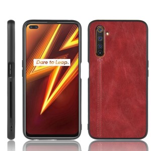 Case Realme 6 Pro / Pre-Order * หนัง PU เคลือบ PC + TPU Combo Back Shell วัสดุไฮบริด: PC back + TPU เฟรม *