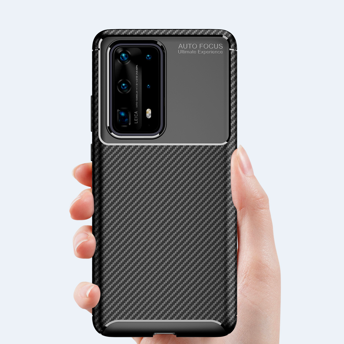 Case Huawei P40 Pro+ / Pre-order * เคสกระแทกคาร์บอนไฟเบอร์ TPU ปกหลัง *