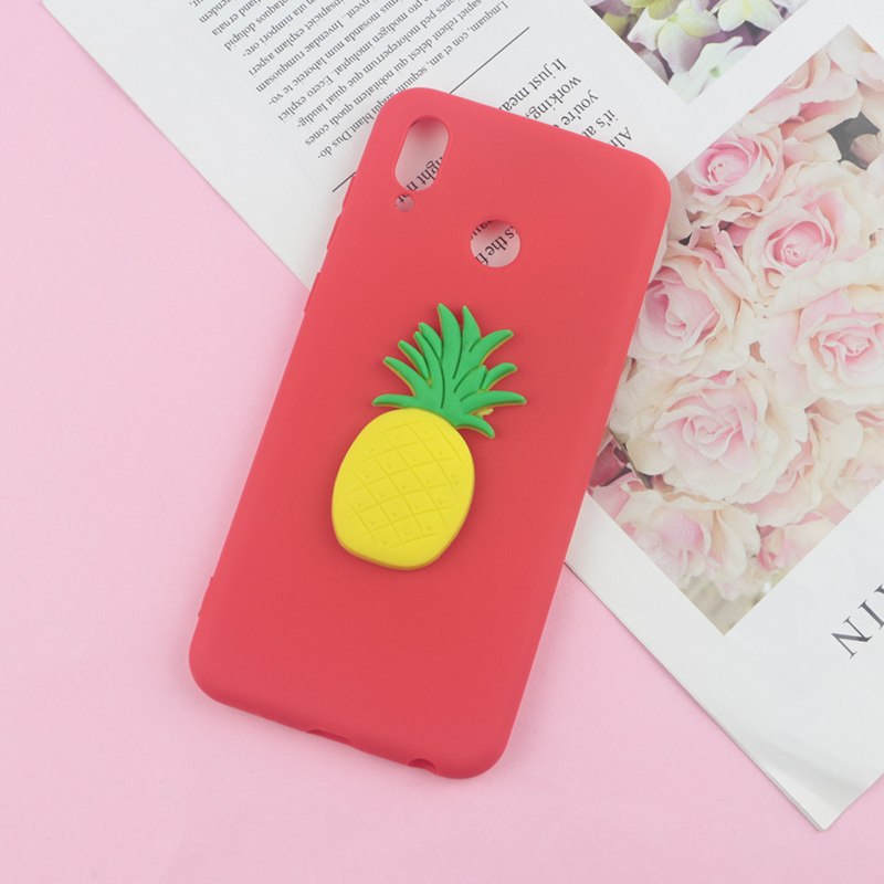 Case Huawei Y9 2019 / Pre-orde * เคส TPU ผลไม้ที่น่ารัก สตรอเบอร์รี่ กระบองเพชร แตงโม *