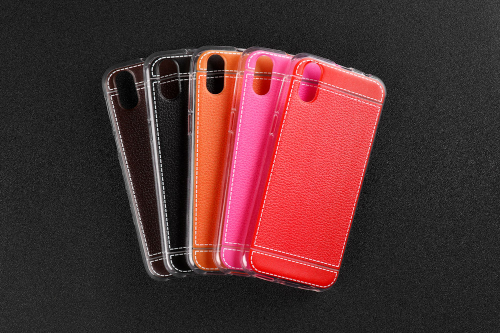 Case Doogee Y8 / Pre-order * เคสหนังซอฟท์ซิลิโคน บาง *