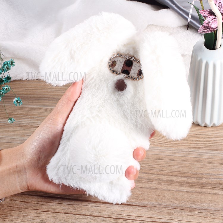 Case Huawei Mate 10 Pro / Pre-order * กระต่ายรูปร่างปุยขนเคลือบ Rhinestone เคส TPU *