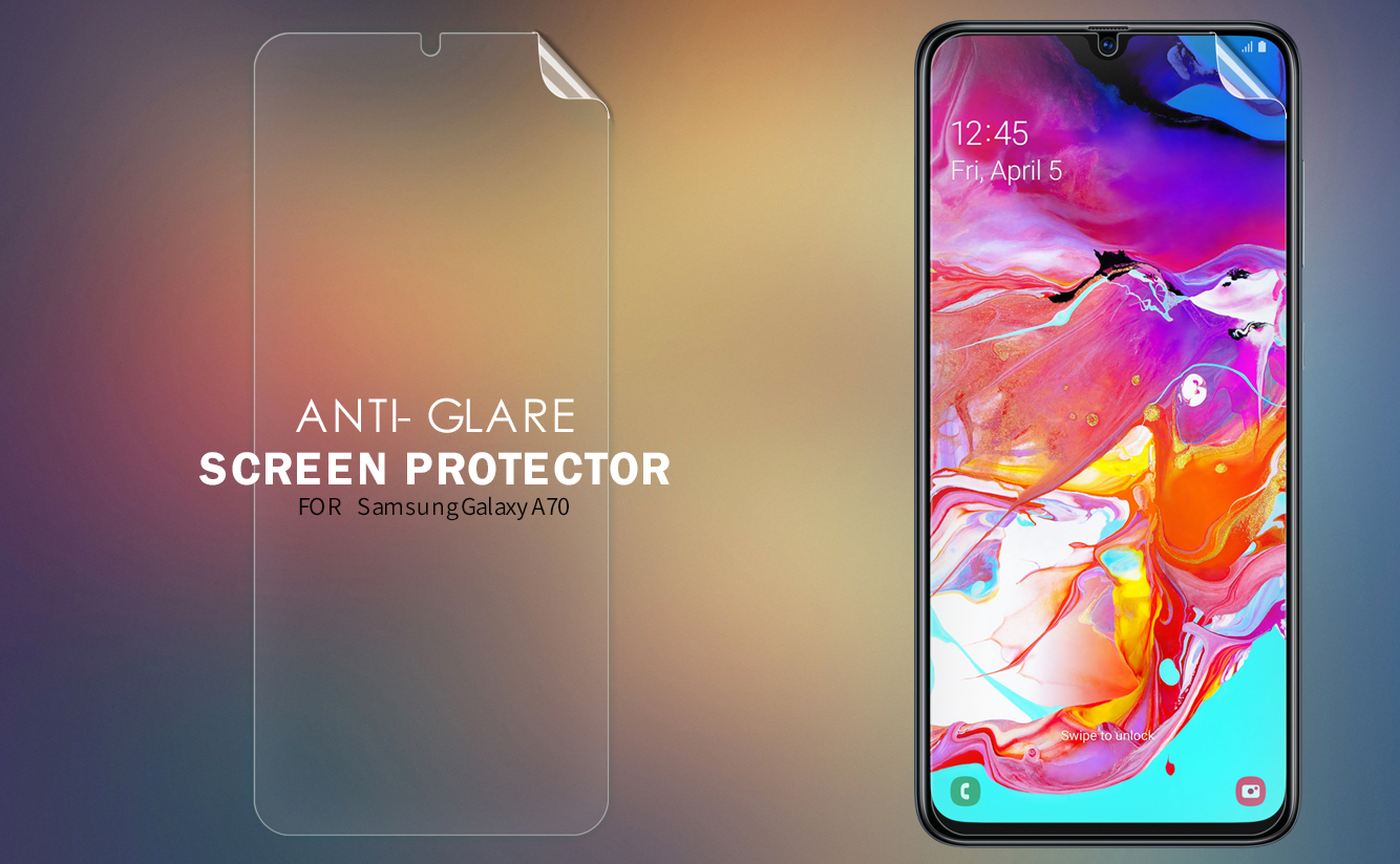 ฟิล์มกันรอย ป้องกันแสงสะท้อน Samsung Galaxy A70 / Pre-order * NILLKIN Matte ฟิล์มเคลือบ + วัสดุนาโนเมมเบรน interlayer *