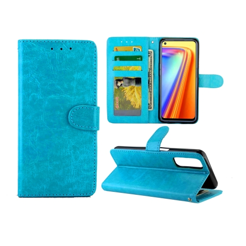 Case Realme Narzo 20 Pro # Pre-Order * เคสป้องกันพลิกแนวนอนแบบหนังเนื้อม้าพร้อมตัวยึดและช่องเสียบการ์ดและกระเป๋าสตางค์และกรอบรูป *