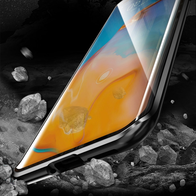 Case Huawei P40 Pro / Pre-order * กระจกเทมเปอร์สองด้านกันกระแทก Magnetic Attraction เคสพร้อมฝาปิดเลนส์กล้อง *