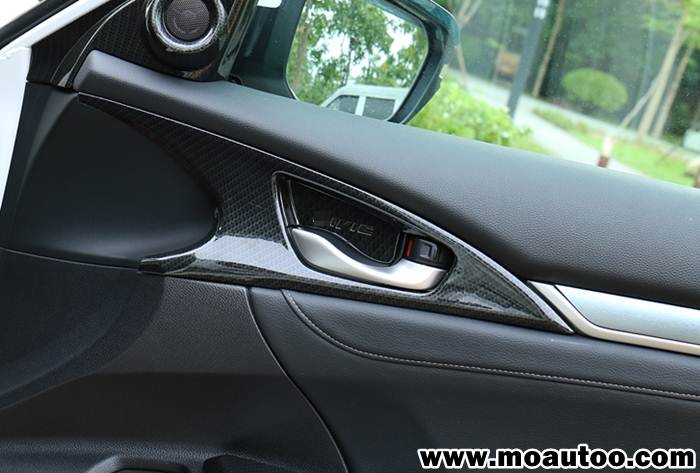 ครอบแผงมือเปิดประตูภายในคาร์บอน CIVIC FC/FC MC