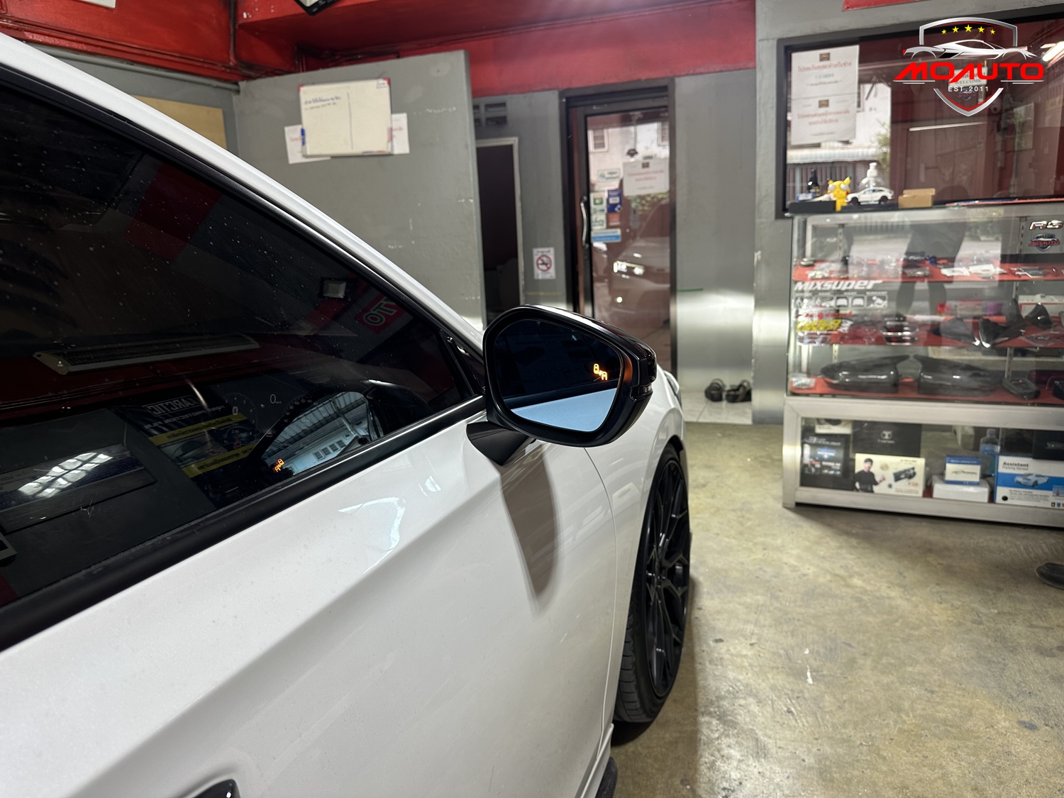 ชุดกระจกช่วยเตือนมุมอับสายตา V1 ( BSD ) CIVIC FE / FE e:HEV