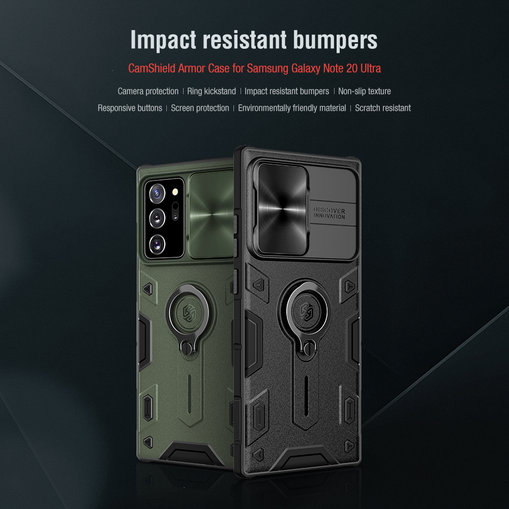 Case Samsung Galaxy Note20 Ultra / Note20 Ultra 5G # Pre-Order * NILLKIN Armor Case PC + TPU ผสมผสานกับความแข็งและความนุ่มนวล *