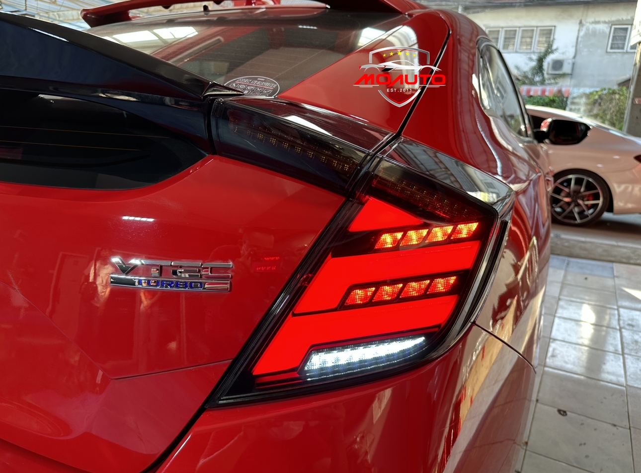 ไฟท้าย LED CIVIC FK ทรง Mugen Style V2