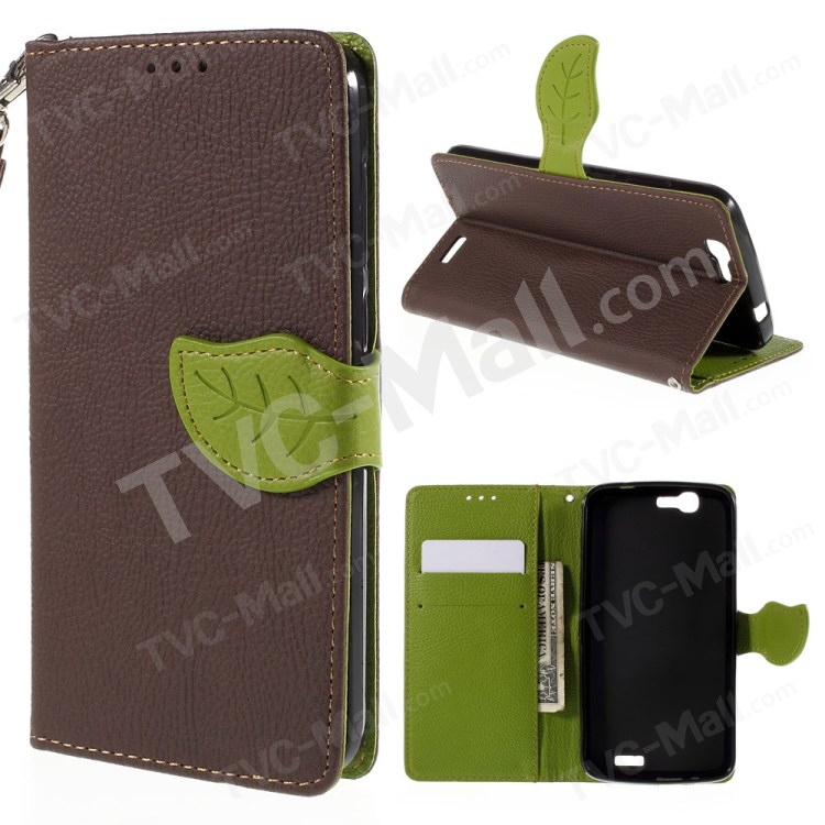 Case Huawei Ascend G7 / Pre-order * เคสปิดรูปใบไม้ *
