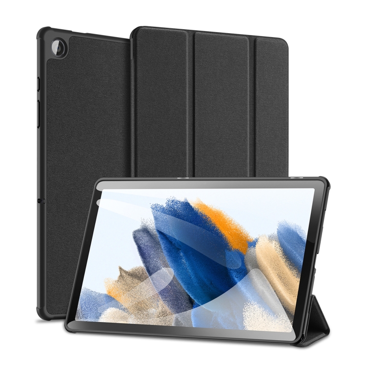 Case Samsung Galaxy Tab A9 + # Pre-order * DUX DUCIS Domo Series สำหรับ Samsung Galaxy Tab A9+ Business Tri-fold Stand Cover หนัง PU เคสแท็บเล็ตเปิด/ปิดเครื่องอัตโนมัติ *