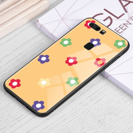 Case Huawei Mate 20 X / Pre-Order * เคสลายดอกไม้ซิลิโคนนุ่ม TPU + กระจกนิรภัยปกหลัง *