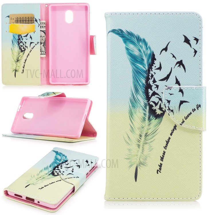 Case Nokia 3 / Pre-order * รูปแบบการพิมพ์ซองหนังพร้อมขาตั้ง *