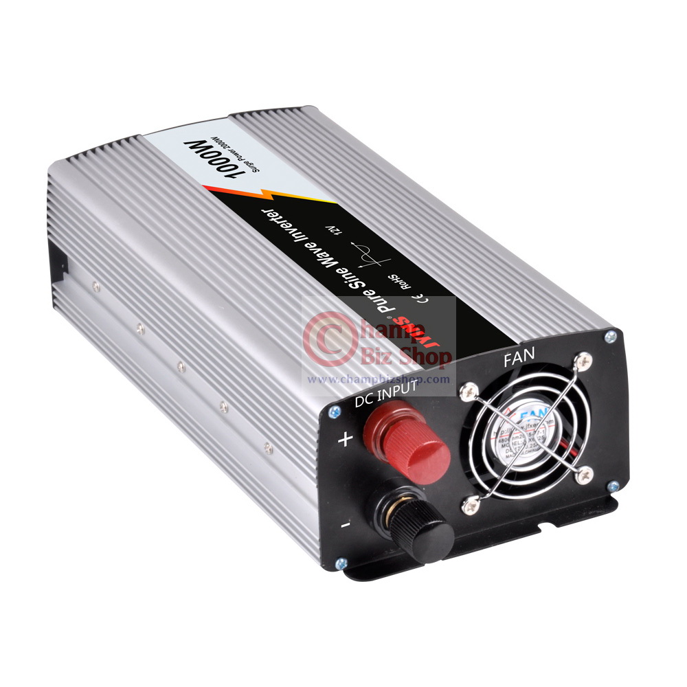 เครื่องแปลงไฟ อินเวอร์เตอร์ เพียวซาย Pure Sine Wave Inverter JYINS 1000W/12V