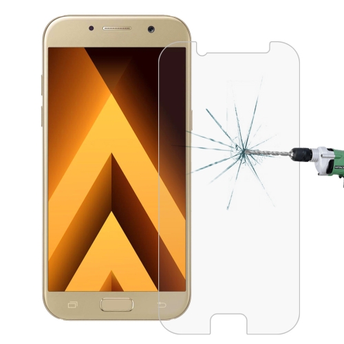 กระจกนิรภัยกันรอย Samsung Galaxy A7 2017 / Pre-order * 0.26mm 9H ความแข็งพื้นผิว 2.5D กระจกนิรภัยแบบป้องกันการระเบิดฟิล์มไม่เต็มจอ *