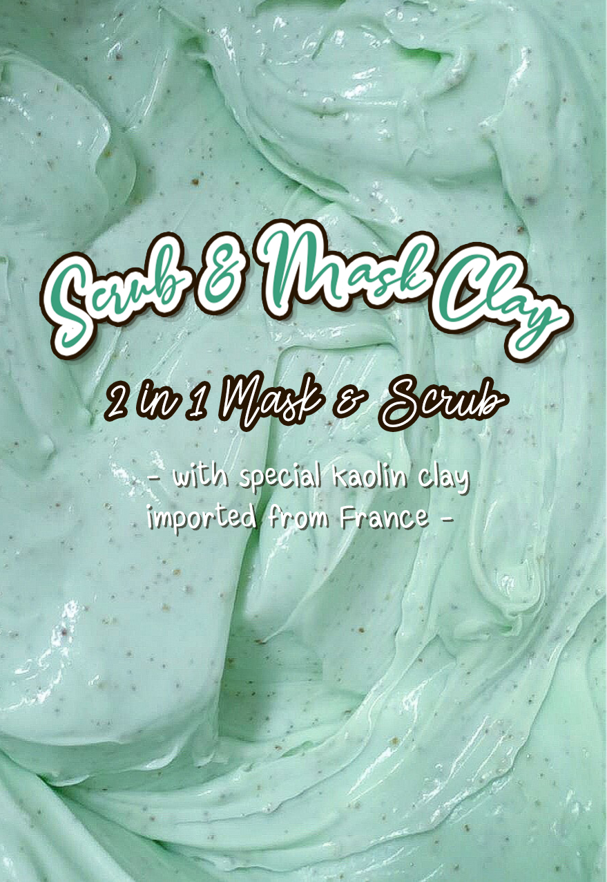 มาร์คโคลน สครับ/ Scrub & Mask Clay