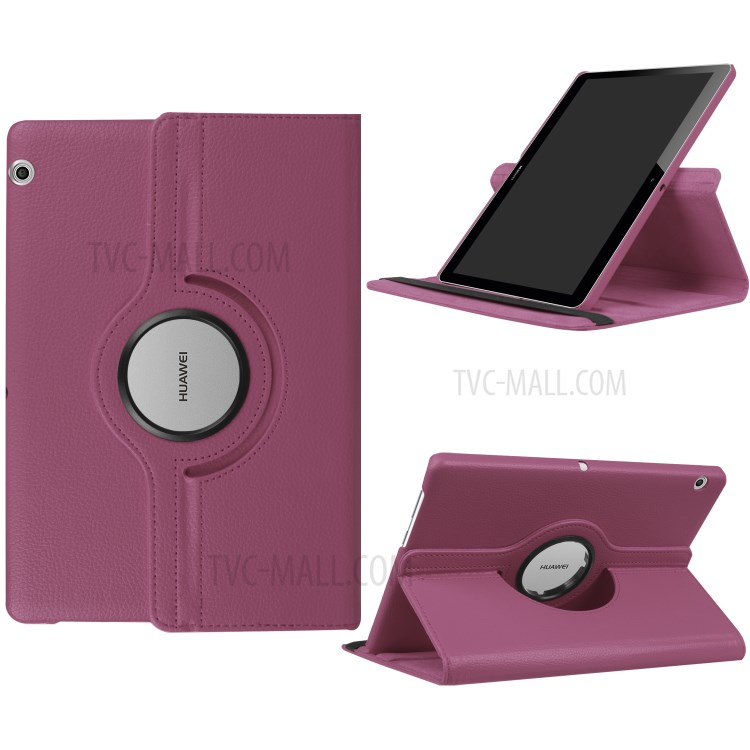 Case Huawei MediaPad T3 10 / Pre-order * เคสผิวลิ้นจี่ หมุนได้ 360 องศา *