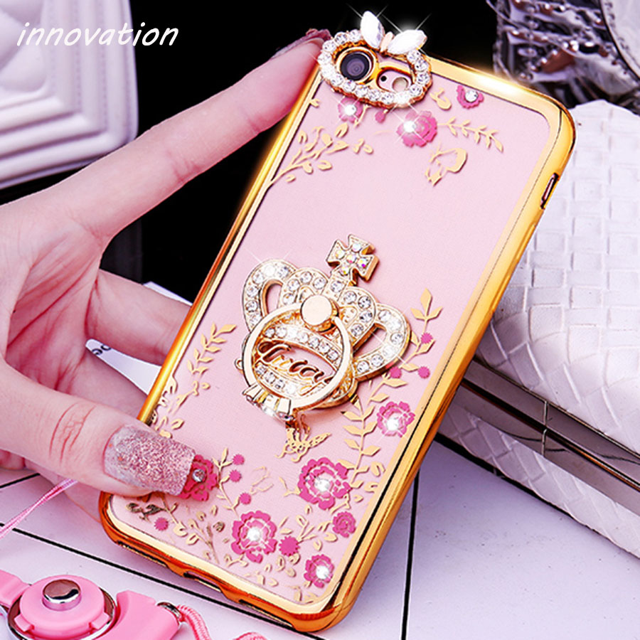 Case Huawei P10 Plus / Pre-order * เคสหรูหราเทคนิคการชุบทอง TPU ซิลิโคนอ่อนนุ่ม + แหวน *