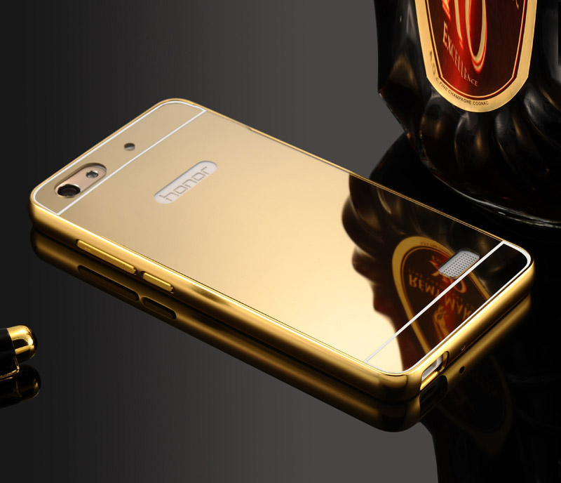 Case Huawei G-Play Mini / Pre-order * เคสโลหะ 2in1 กรอบเหมือนกระจก *