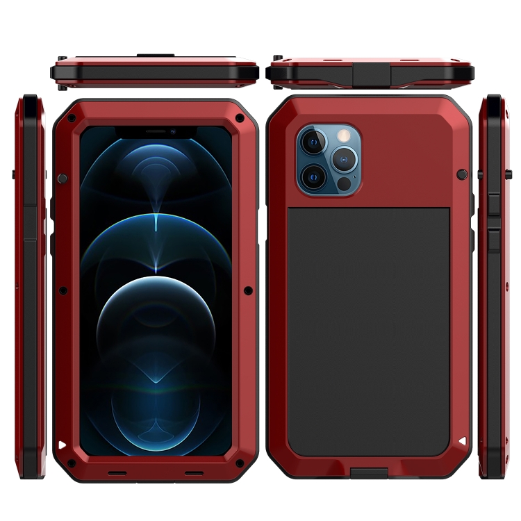 Case iPhone 12 Pro Max / Pre-Order * ซิลิโคนกันน้ำกันกระแทก + เคสป้องกันโลหะผสมสังกะสี *