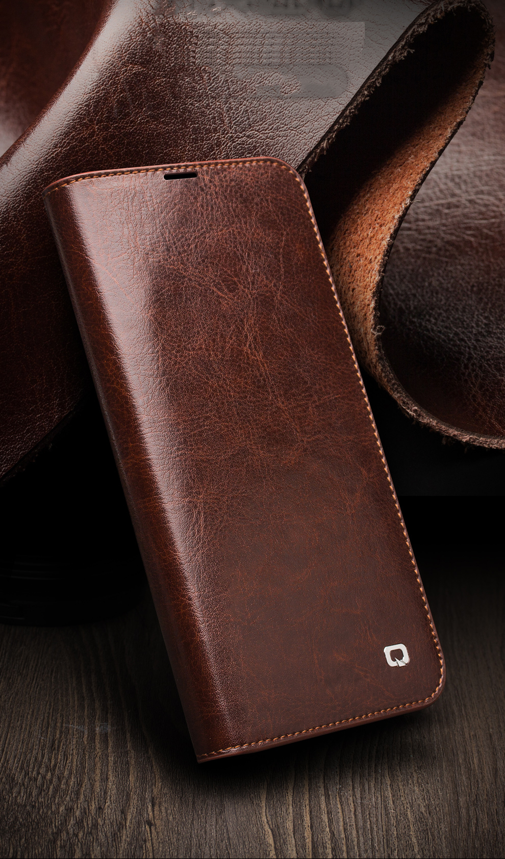 Case iPhone 11 # Pre-order * QIALINO แท้ Cowhide หนัง Wallet *