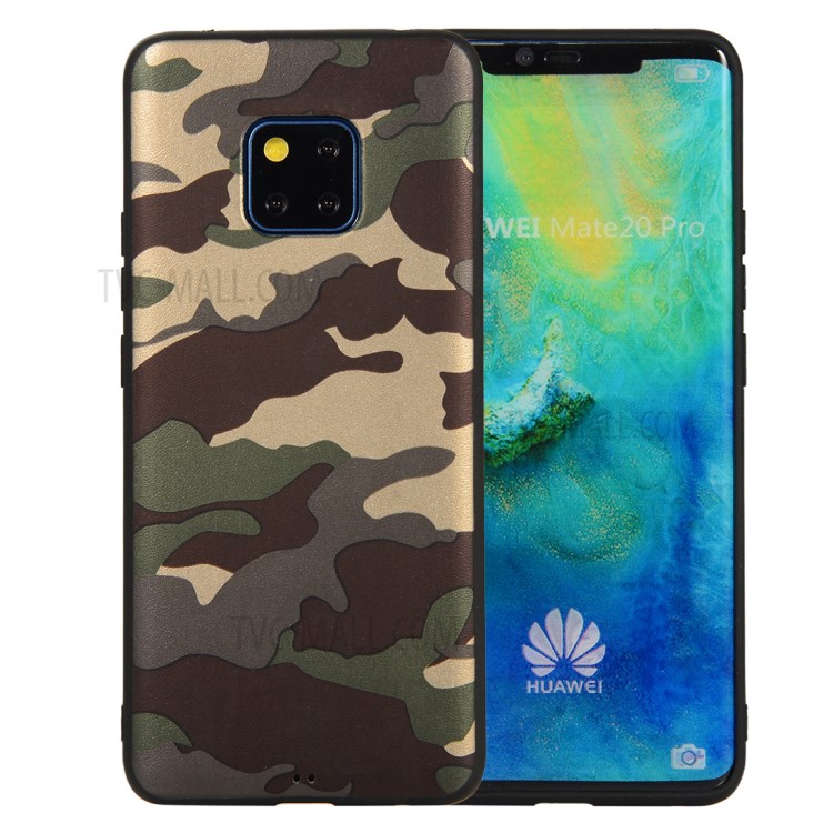 Case Huawei Mate 20 Pro / Pre-order * เคสลายพราง Soft TPU สามารถบิดได้อย่างอิสระโดยไม่แตกร้าว *