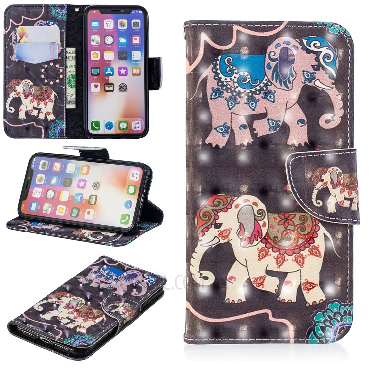 Case iPhone X, iPhone XS / Pre-Order * รูปแบบลวดลายจุดไฟประดับ *