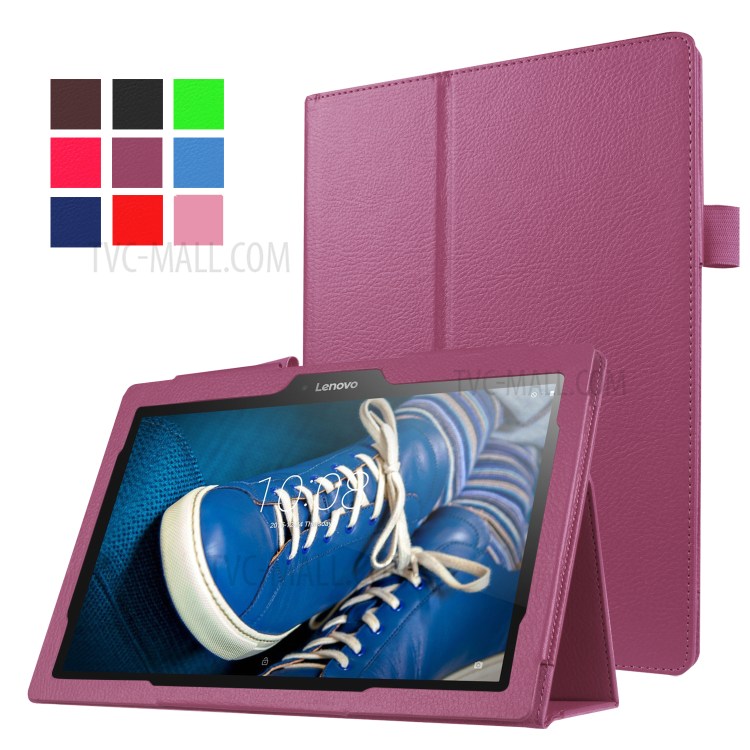 Case Lenovo Tab 3 10 Plus / Pre-order * เคสผิวลิ้นจี่ กระเป๋าหนัง PU ทนทาน *