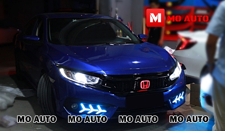 H แดง ดำ แดงดำ LED หน้าหลัง CIVIC FC/FK/MC 2019