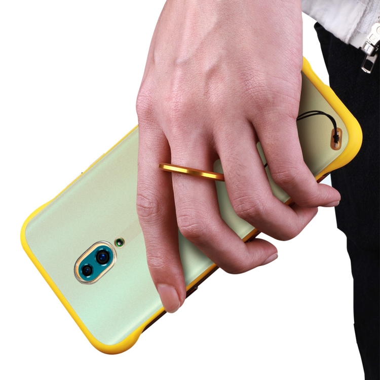 Case OPPO Reno 10x Zoom / พรีออเดอร์ * เคสป้องกัน TPU Frosted Antiskidding พร้อมแหวนโลหะ *