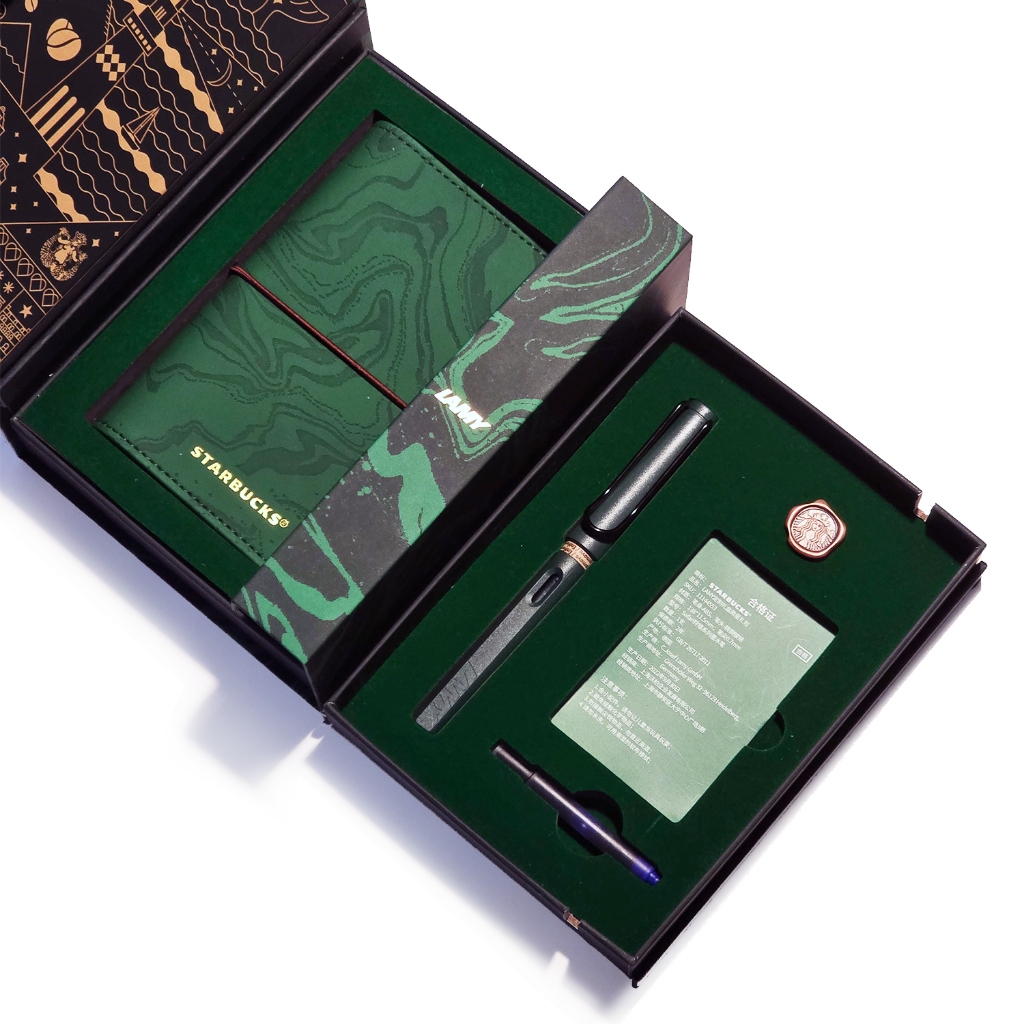 LAMY x STARBUCKS FOUNTAIN PEN NOTEBOOK SET 2022 LIMITED EDITION