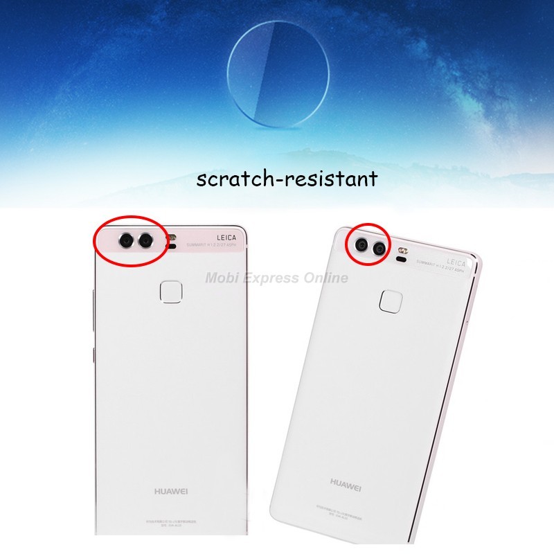 ฟิล์มกันรอยด้านหลัง + เลนส์กล้อง Huawei P9 / Pre-order * 3D คาร์บอนไฟเบอร์ปกหลังฟิล์มป้องกันลื่น *