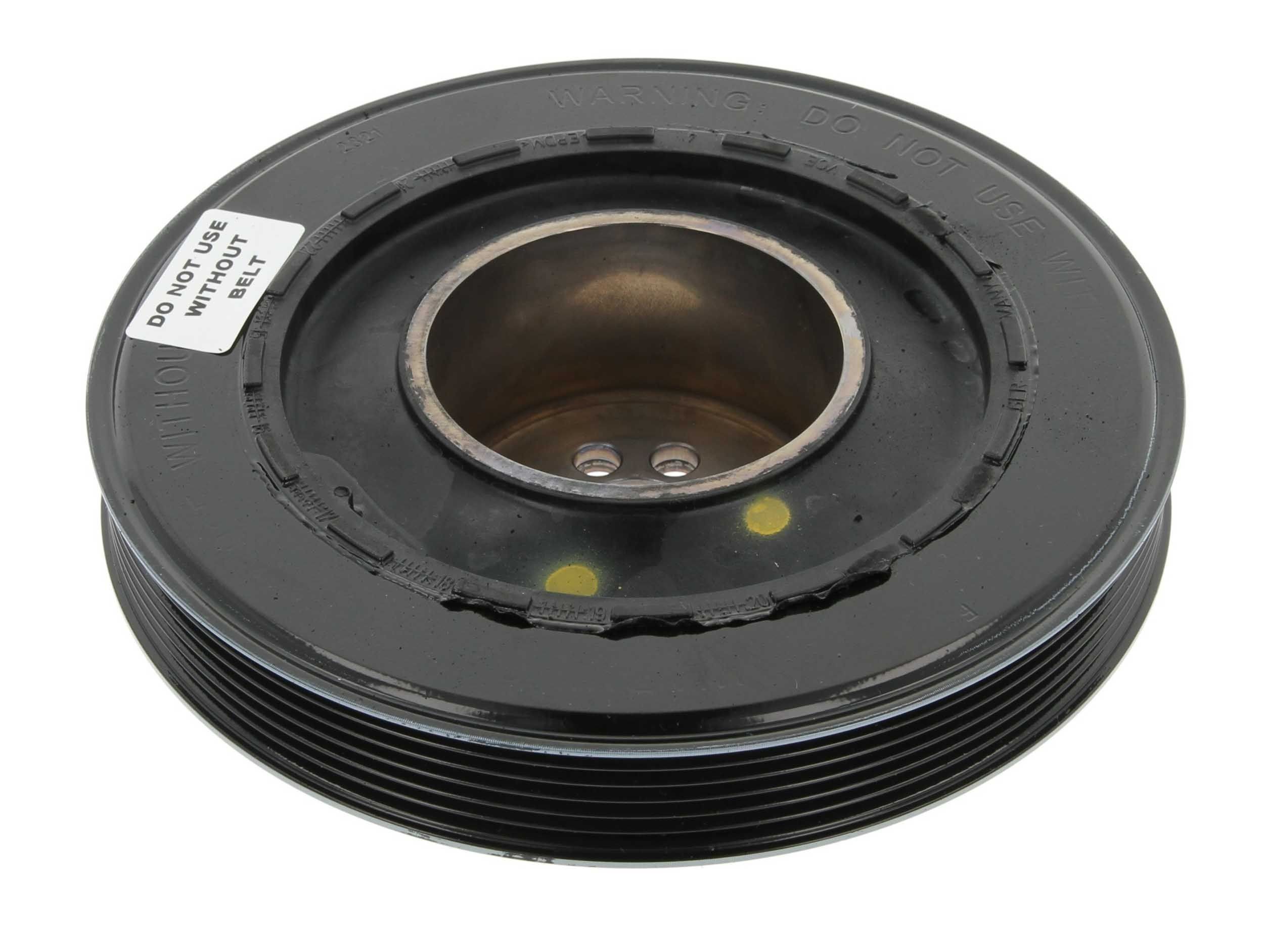 มู่เล่หน้าเครื่อง Cayenne ดีเซล 059E / Crankshaft pulley dampener / 95810224104 , 958105251B , 059105251